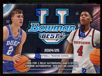 2024/25 Bowman University's Best Basketball Breaker Delight Box