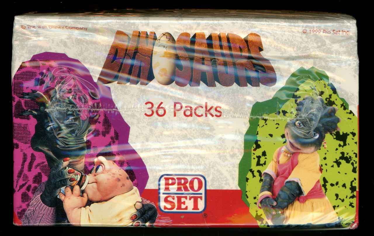1992 Pro Set Dinosaurs 36 Pack Box Factory Sealed