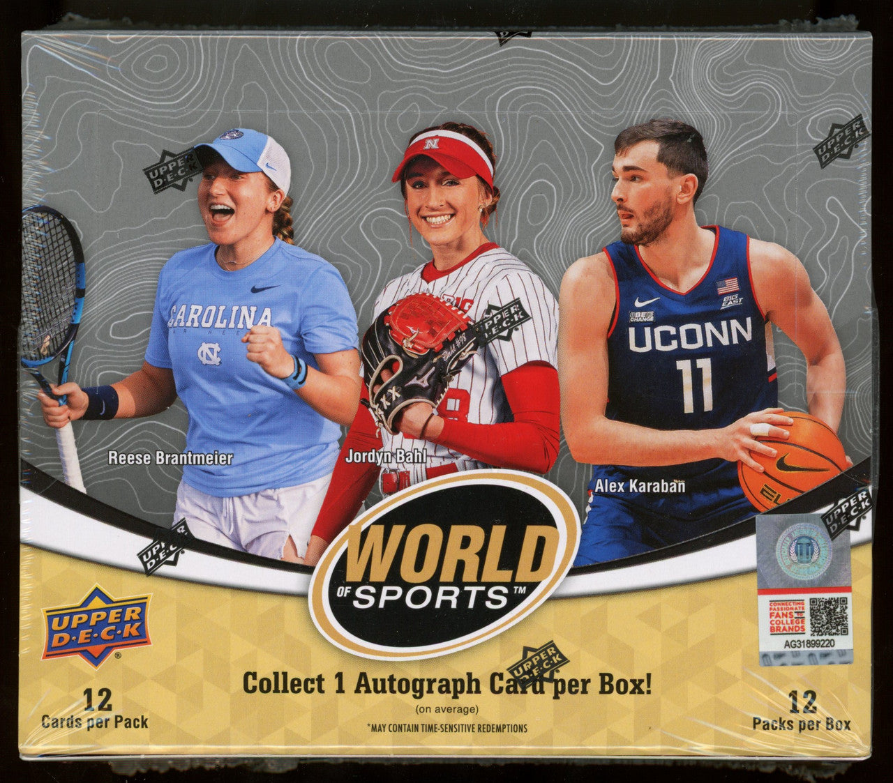 2025 Upper Deck World of Sports Volume 1 Hobby Box