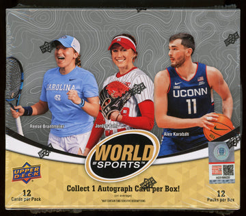 2025 Upper Deck World of Sports Volume 1 Hobby Box