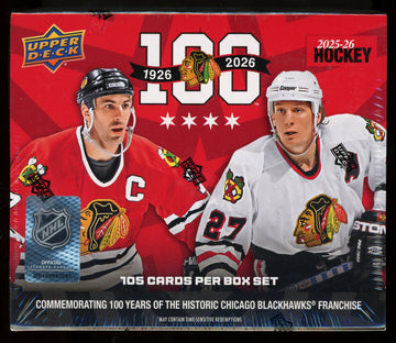 2025/26 Upper Deck Chicago Blackhawks Centennial Hockey Box Set