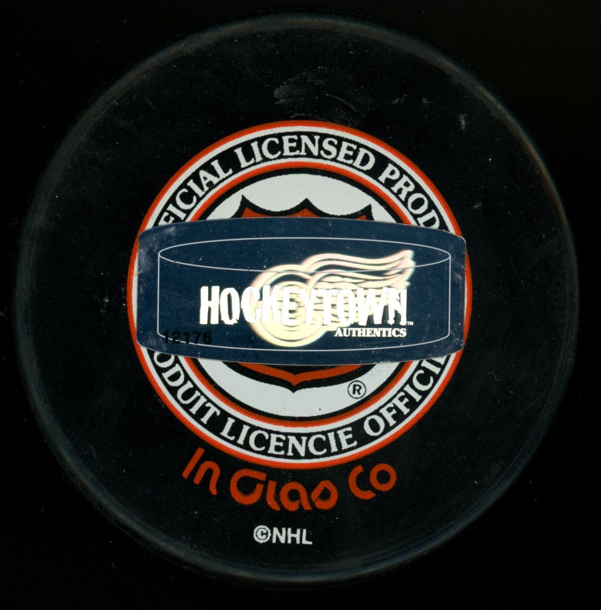 Scotty Bowman Signed Autographed Detroit Red Wings Puck Hockeytown