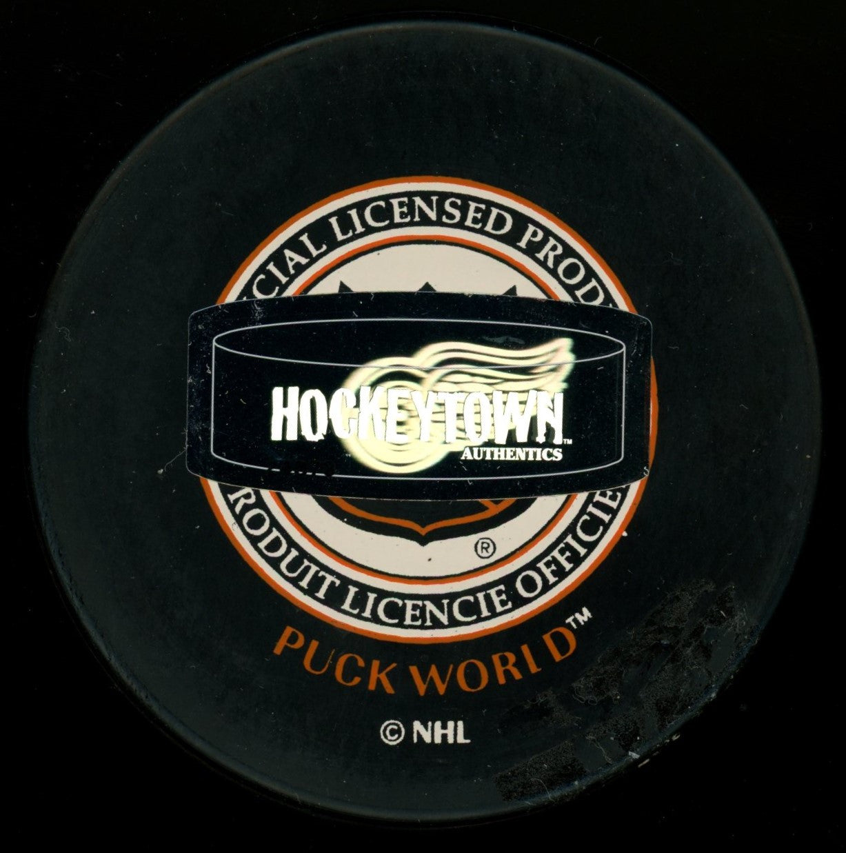 Dominik Hasek Signed Autographed Detroit Red Wings Puck Hockeytown