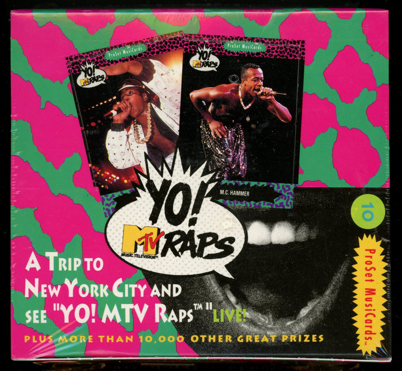 1991 Pro Set Yo MTV Raps Wax Box Factory Sealed