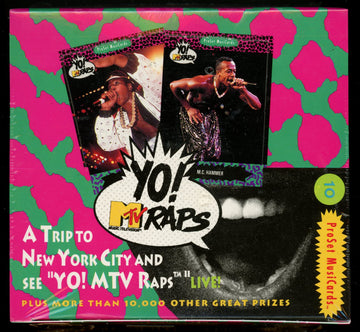 1991 Pro Set Yo MTV Raps Wax Box Factory Sealed