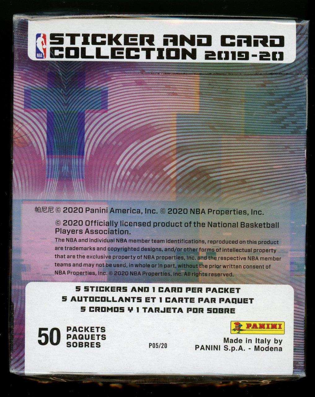 2019-20 Panini Basketball Album Stickers Box Factory Sealed