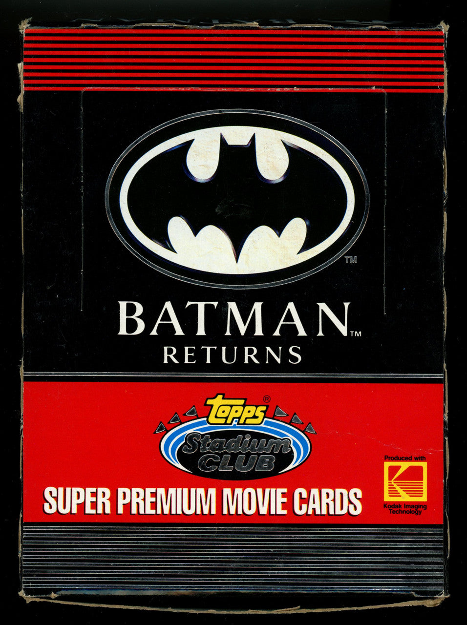 1991 Topps Stadium Club Batman Returns Box 36 Packs
