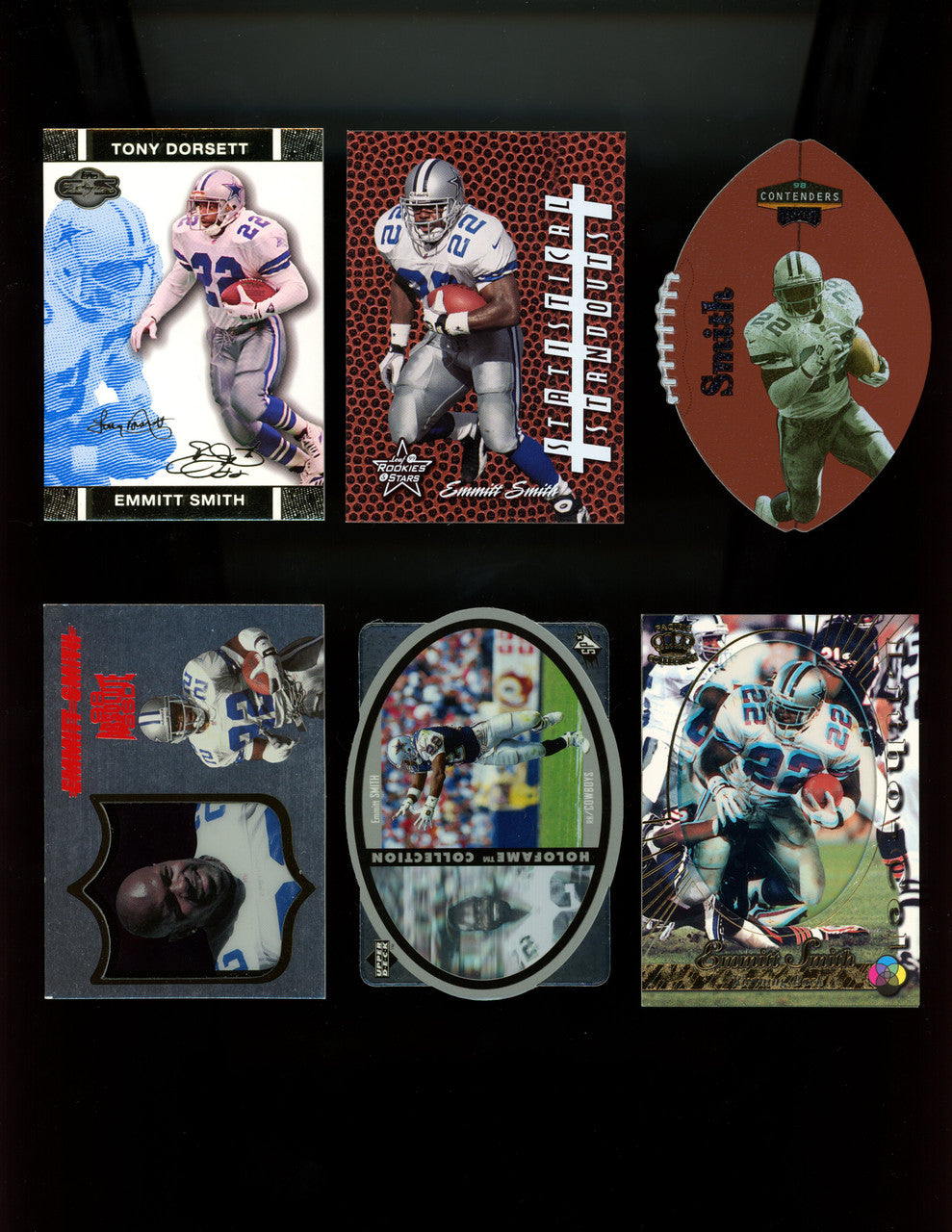 Emmitt Smith Lot Of 475 Cards - Inserts and Rookies
