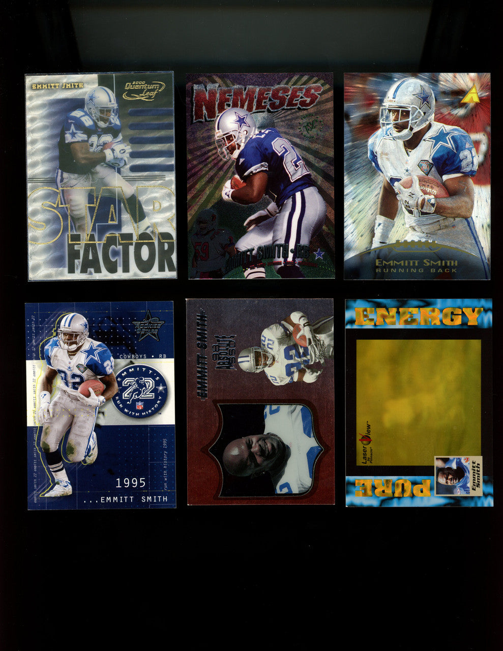 Emmitt Smith Lot Of 475 Cards - Inserts and Rookies