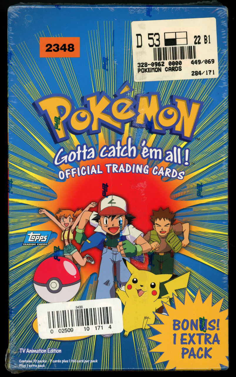 Topps Pokemon Trading Cards Series 1 Box 2348 (11 Packs)