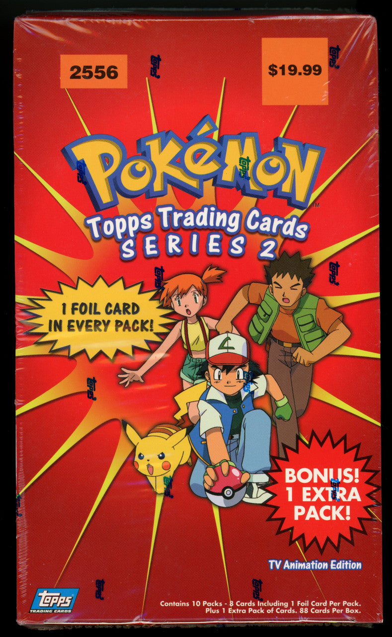 Topps Pokemon Trading Cards Series 2 Box 2556 (11 Packs)