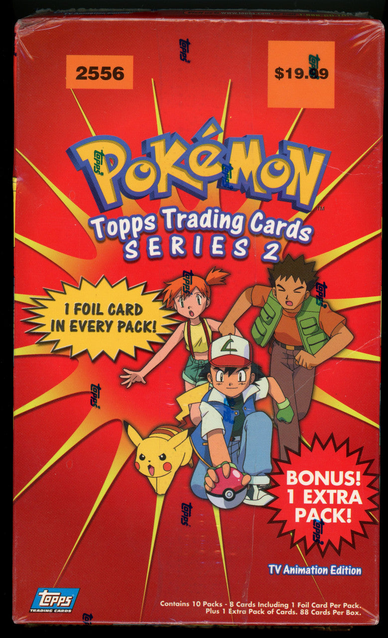 Topps Pokemon Trading Cards Series 2 Box 2556 (11 Packs)
