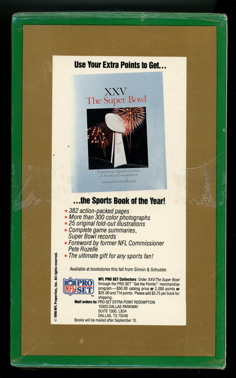 1990 Pro Set Football Series 1 Box Factory Sealed