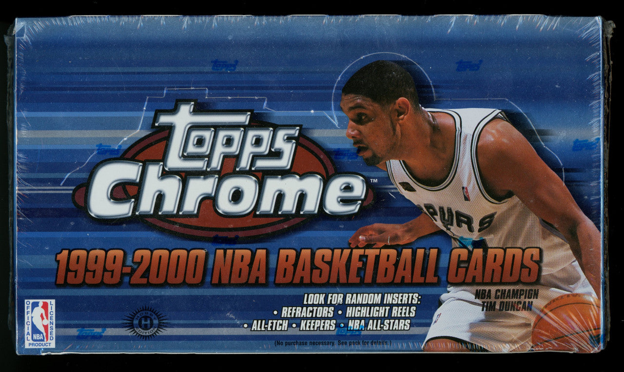 1999-00 Topps Chrome Basketball Hobby Box Factory Sealed