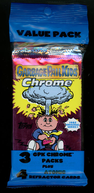 2013 Topps Garbage Pail Kids Chrome Series 1 Value Pack Atomic Refractors Sealed