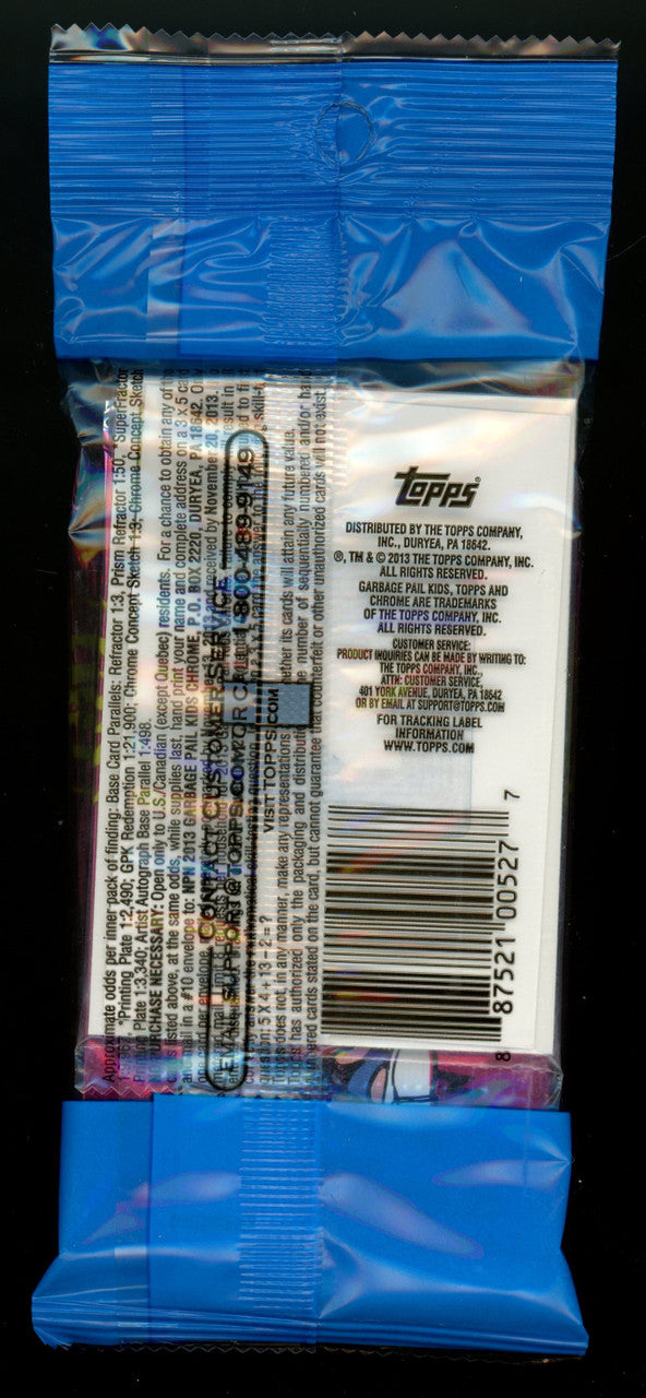 2013 Topps Garbage Pail Kids Chrome Series 1 Value Pack Atomic Refractors Sealed