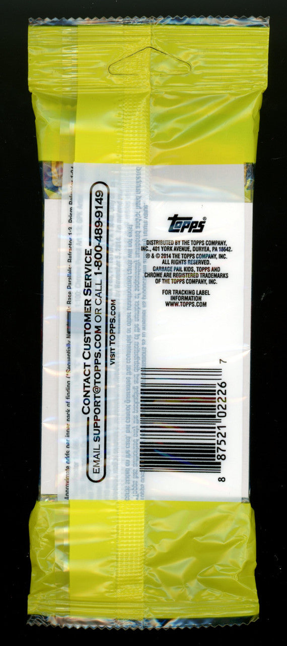 2014 Topps Garbage Pail Kids Chrome Series 2 Value Pack Atomic Refractors Sealed