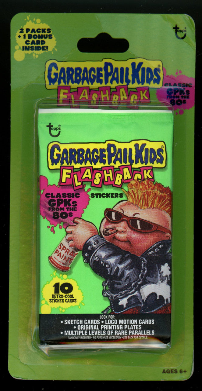 2010 Topps Garbage Pail Kids Flashback Blister Pack Sealed