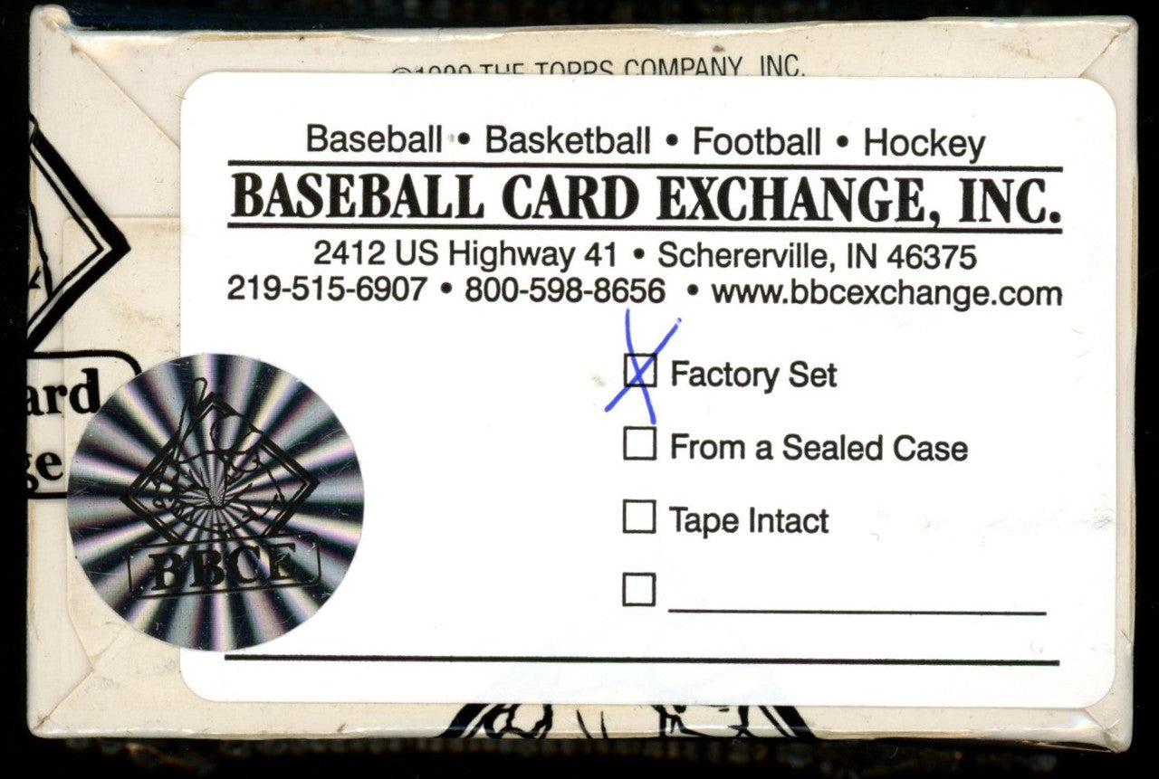 1990 Topps Traded Football Set Box BBCE Wrapped and Sealed