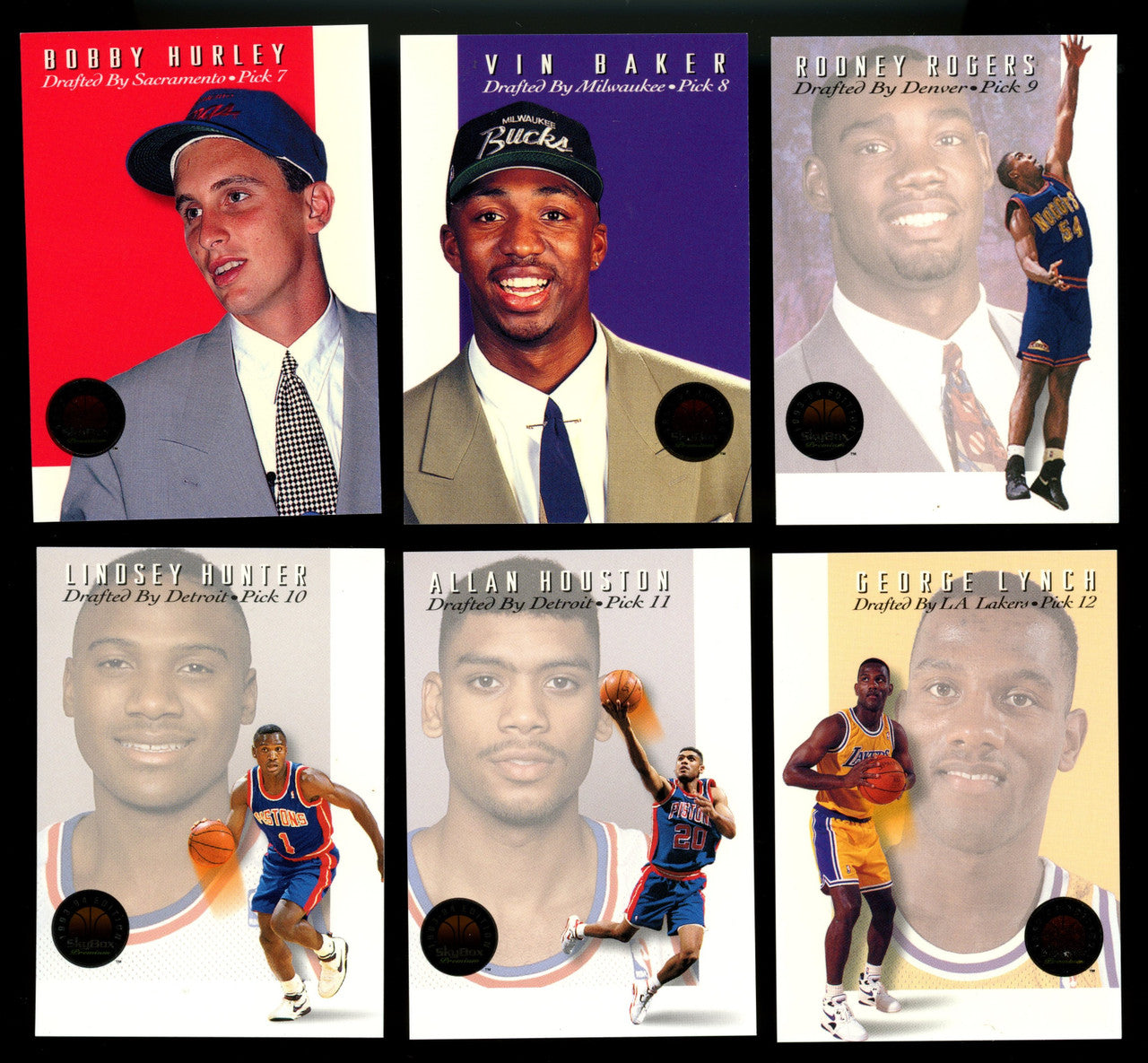 1993-94 Skybox Premium Draft Picks Partial Set (1-23) Webber Hardaway