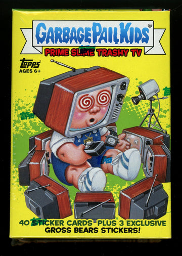 2016 Topps Garbage Pail Kids Prime Slime Trashy TV Blaster Box Factory Sealed