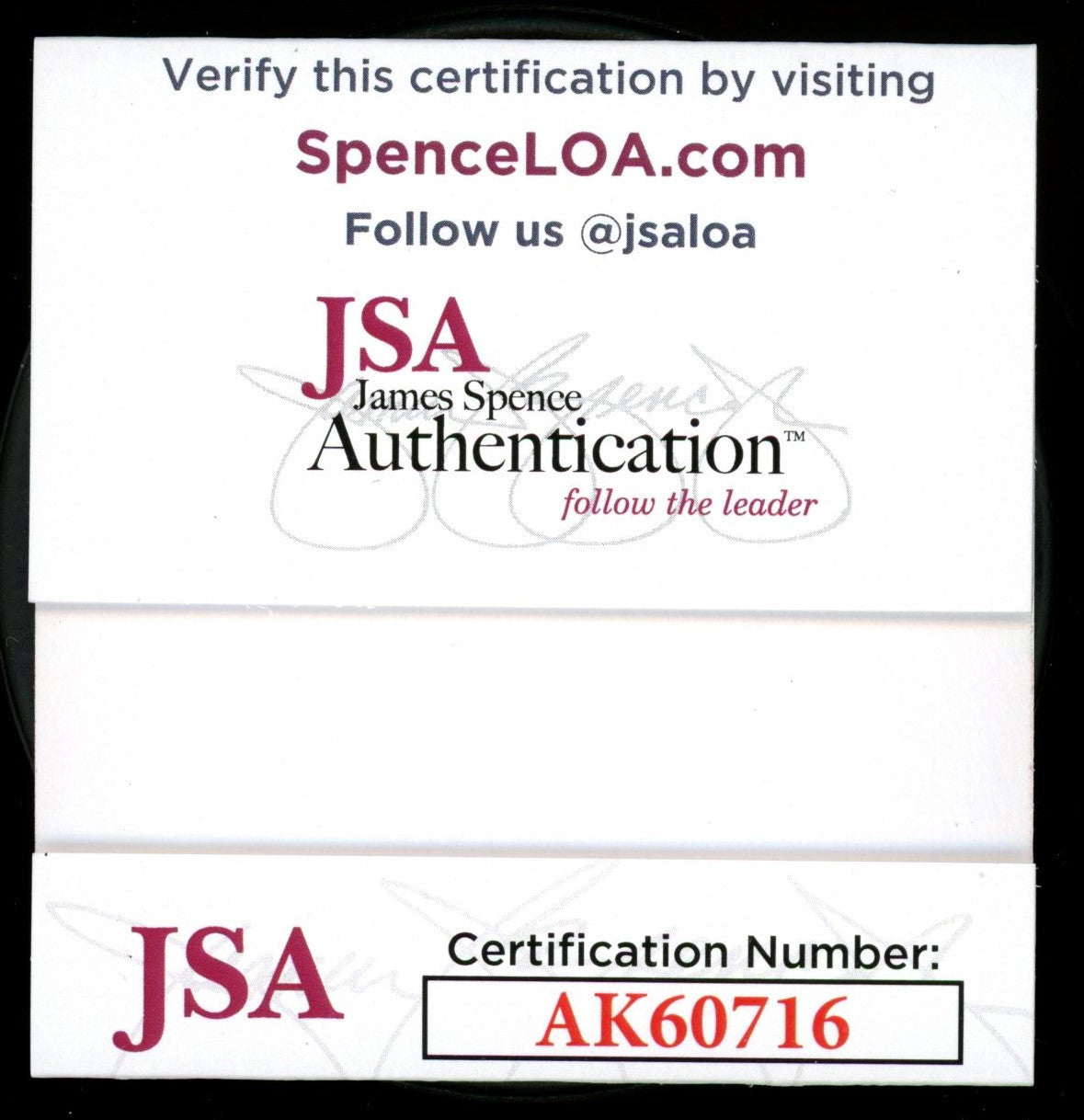 Igor Larianov Signed Autographed Puck JSA AK60716