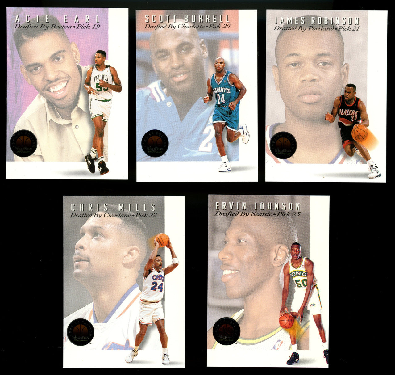 1993-94 Skybox Premium Draft Picks Partial Set (1-23) Webber Hardaway