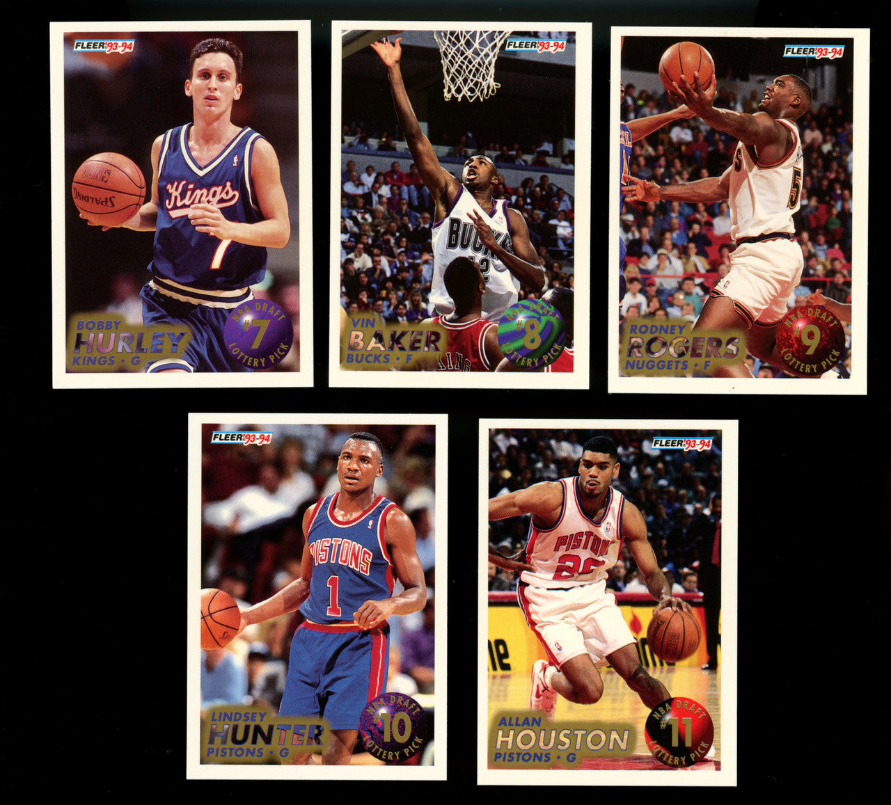 1993-94 Fleer NBA Draft Lottery Pick Set (11) Webber Hardaway