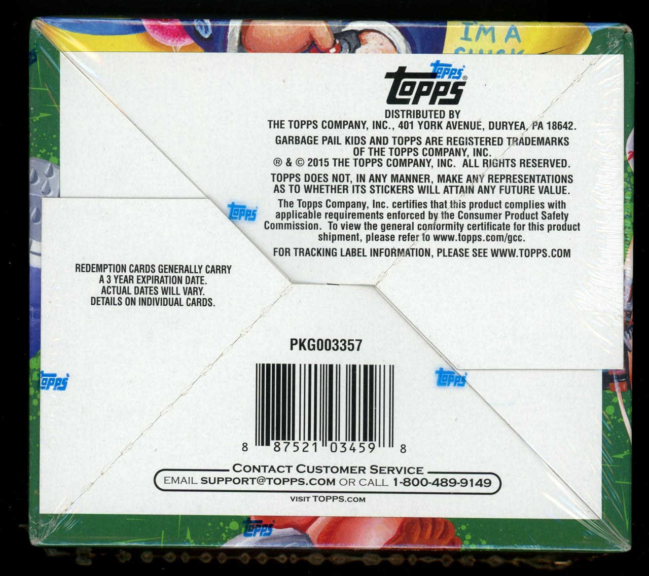2015 Topps Garbage Pail Kids Series 1 Hobby Box Factory Sealed