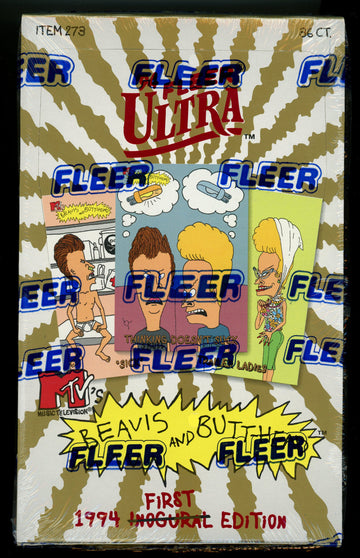 1994 Fleer Ultra Beavis and Butthead First Edition Box Factory Sealed