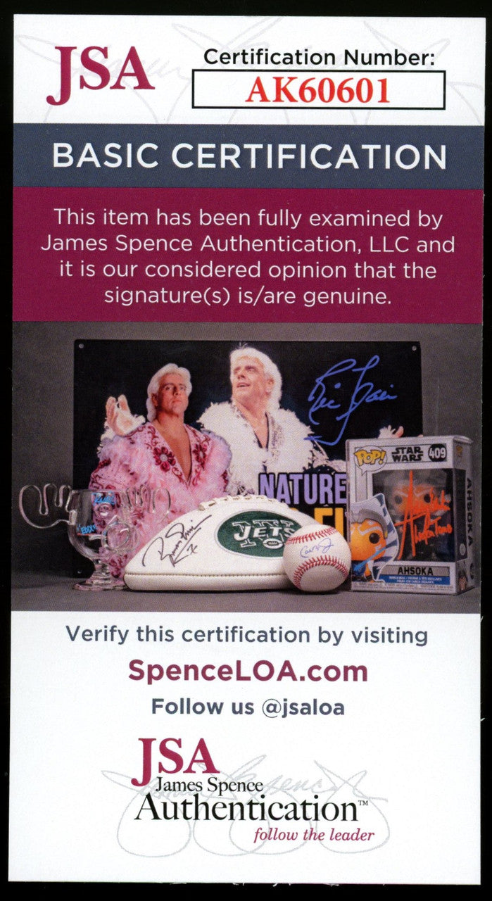 Steve Yzerman Signed Autographed 5x7 Photo w/Mat JSA AK60601