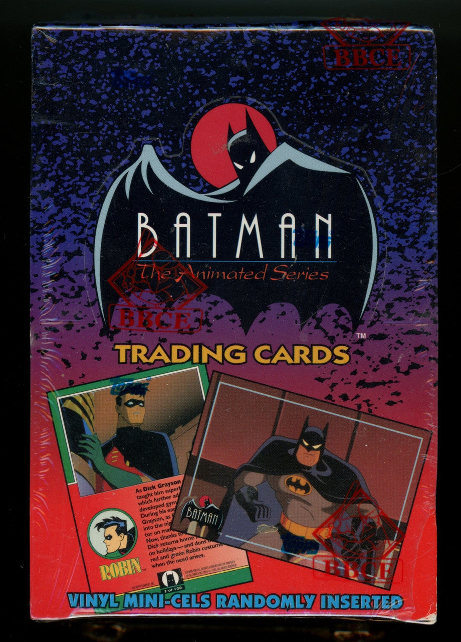 1993 Topps Batman The Animated Series Box Factory Sealed BBCE