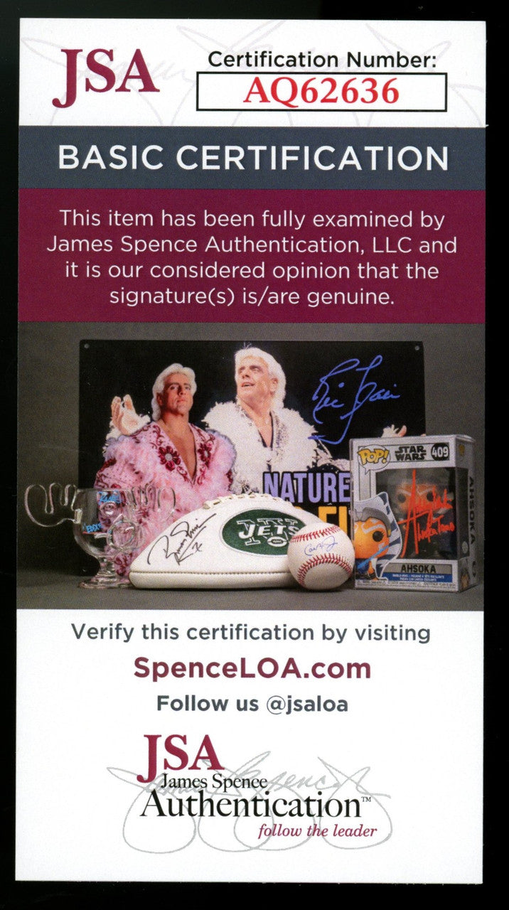 Norm Cash Signed Autographed Index Card JSA