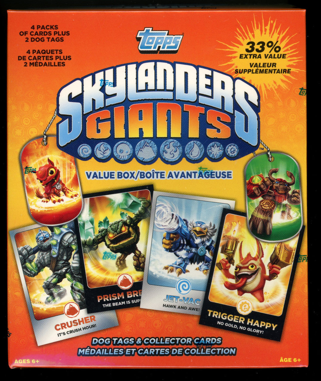 2013 Topps Skylanders Giants Value Box Factory Sealed
