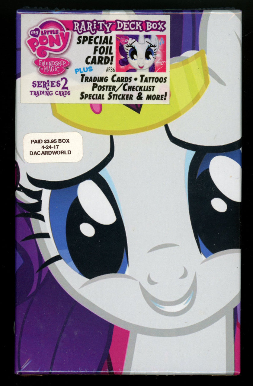 2013 Enterplay My Little Pony Series 2 Rarity Deck Box Factory Sealed