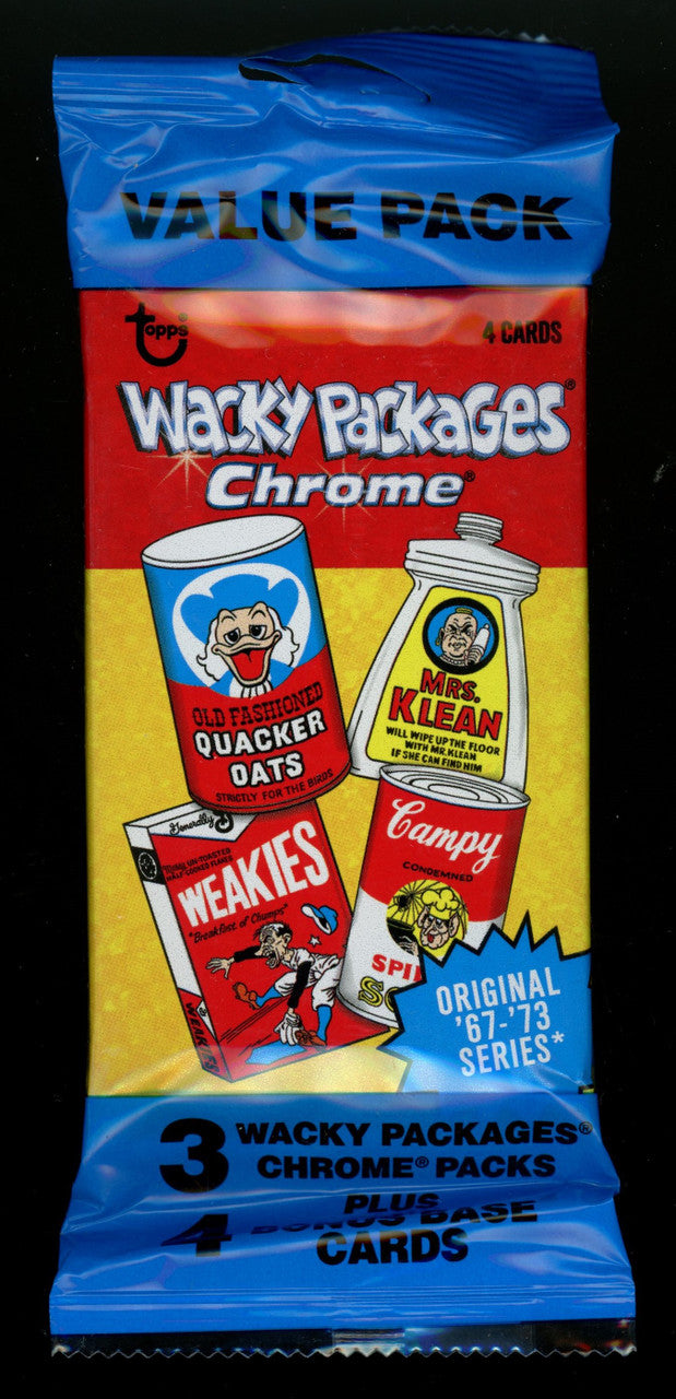 2014 Topps Wacky Packages Chrome Value Pack Factory Sealed