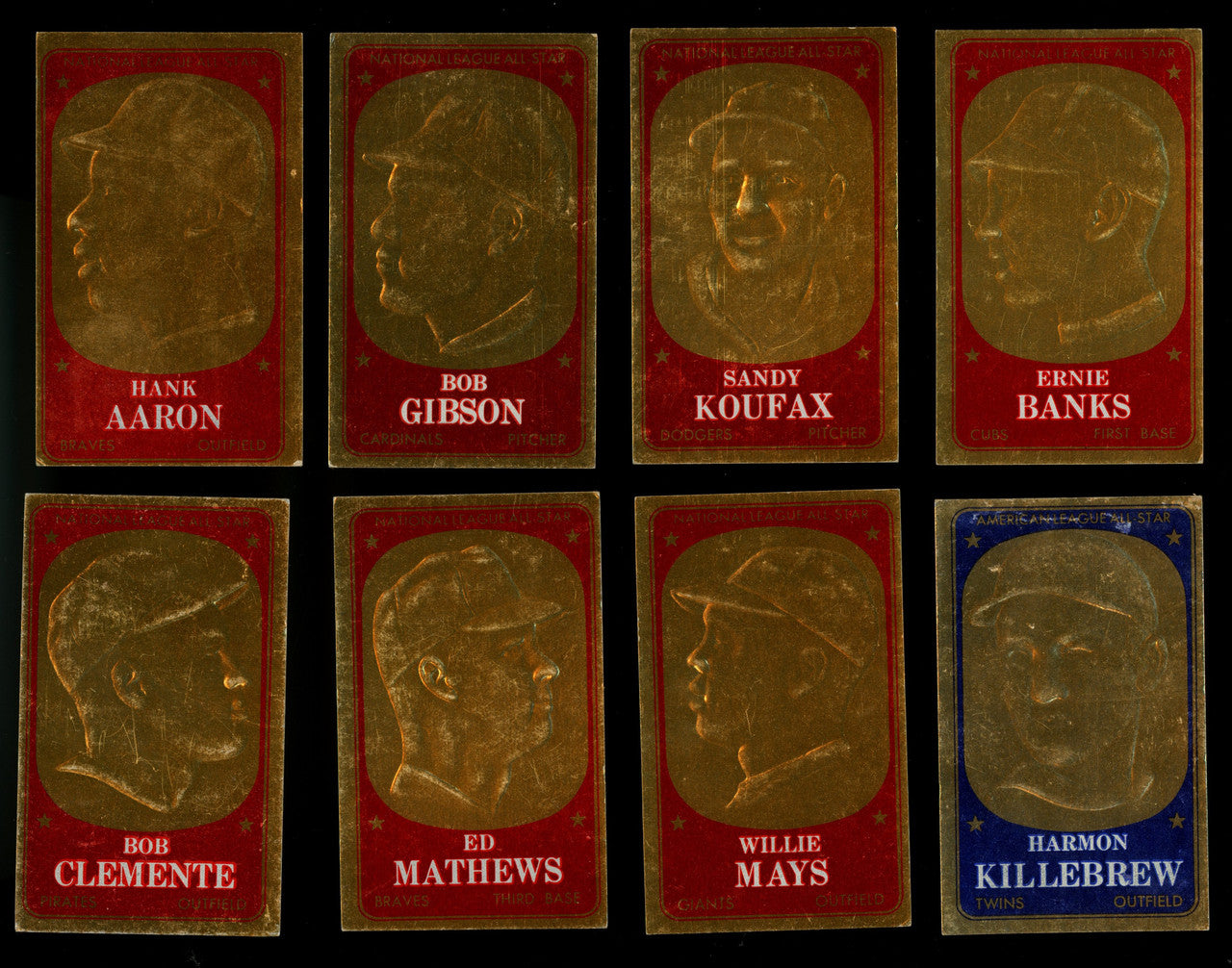 1965 Topps Embossed Baseball Complete Set (72) VG-EX+