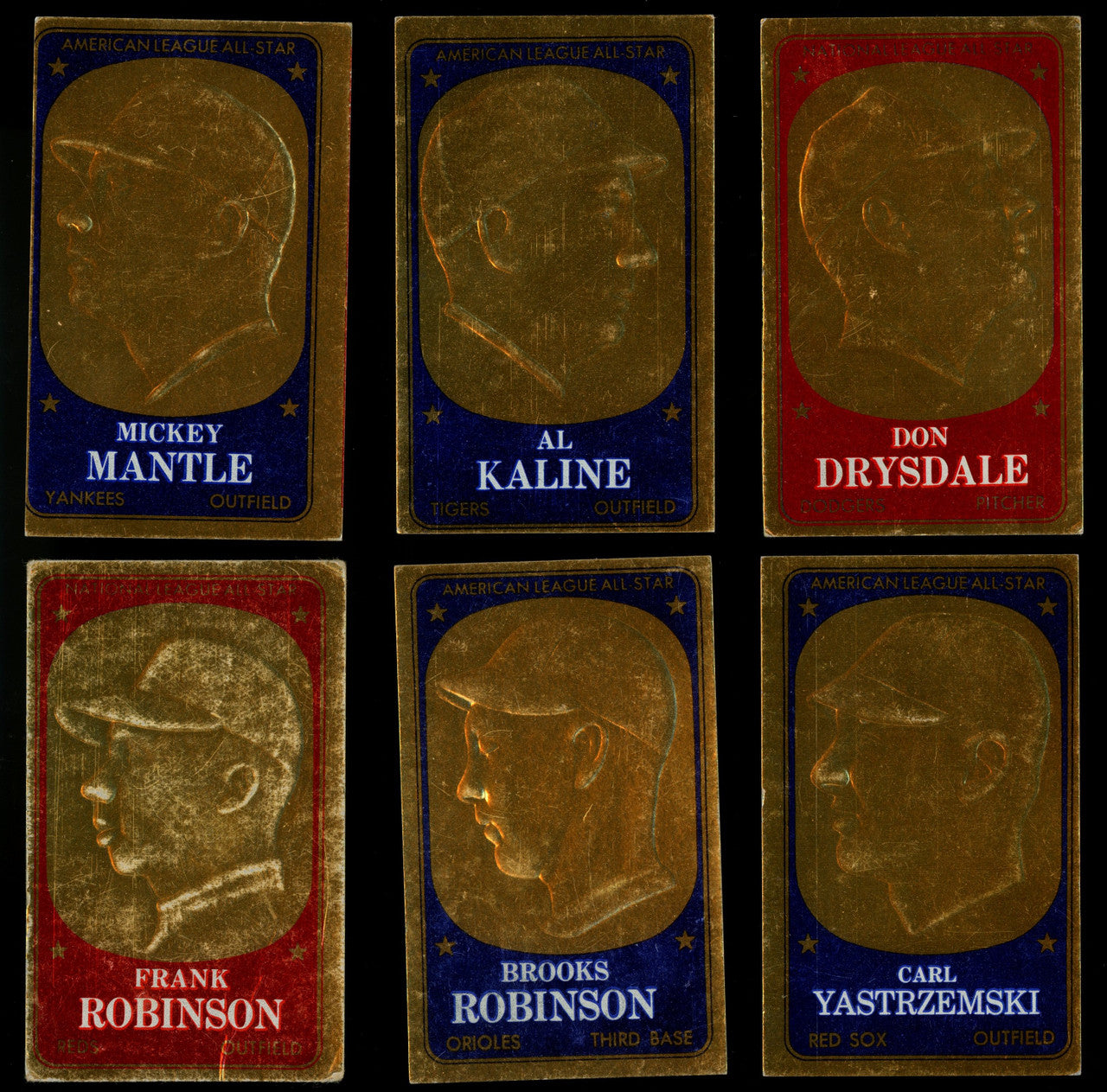 1965 Topps Embossed Baseball Complete Set (72) VG-EX+