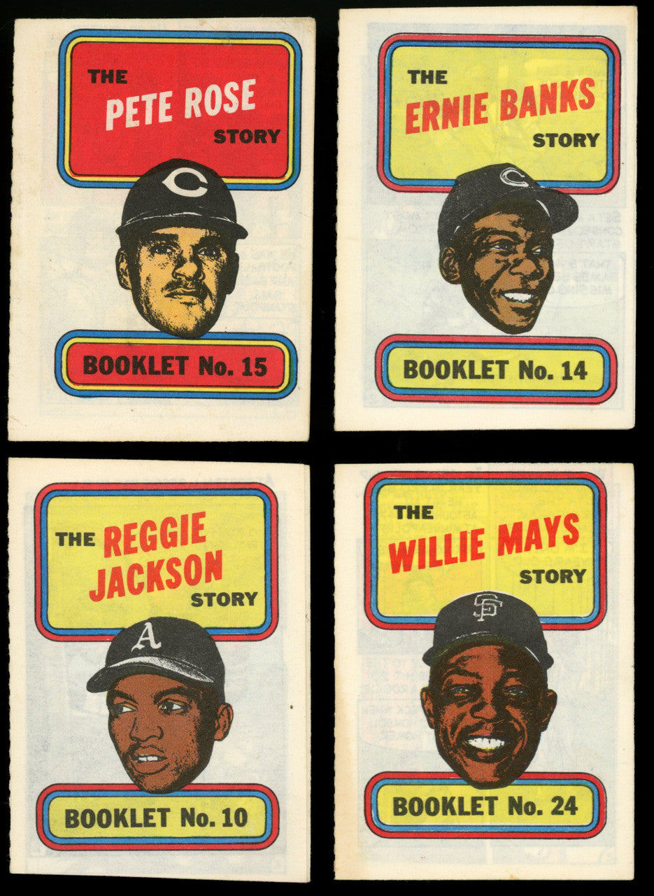 1970 Topps Baseball Story Booklets Complete Set (24) EX-EX/MT