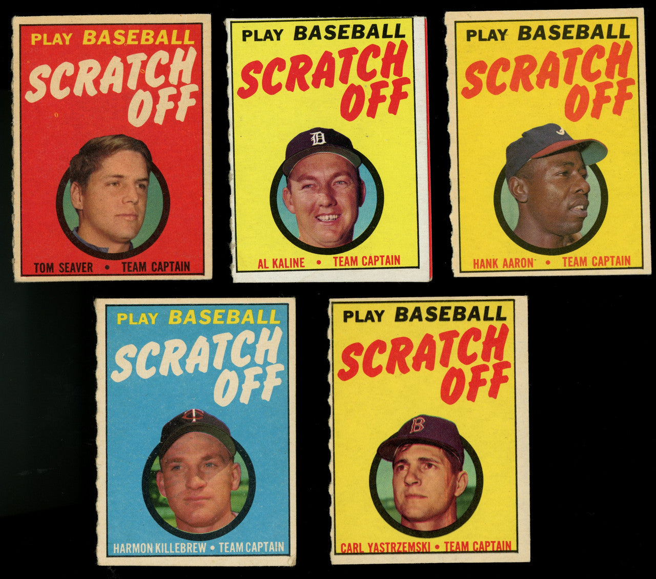 1970 Topps Baseball Scratch Off Complete Set (24)