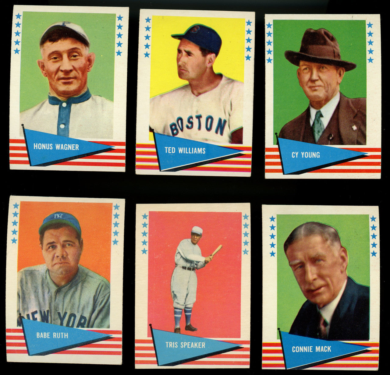 1961 Fleer Baseball Greats Complete Set (154) EX-NM W/ Wrapper