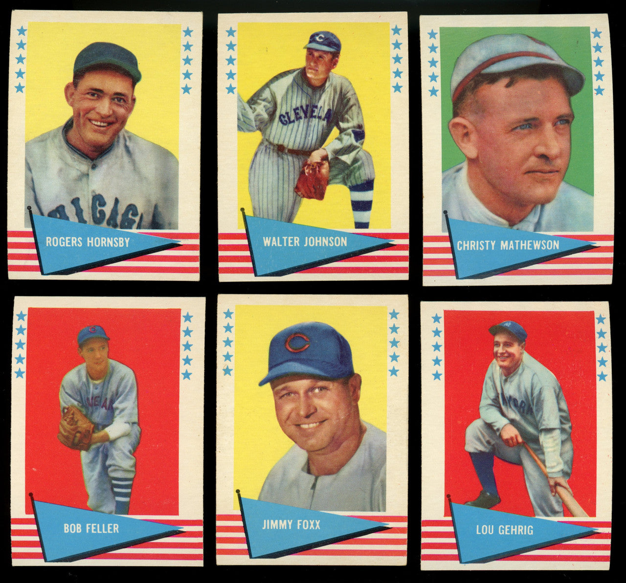 1961 Fleer Baseball Greats Complete Set (154) EX-NM W/ Wrapper