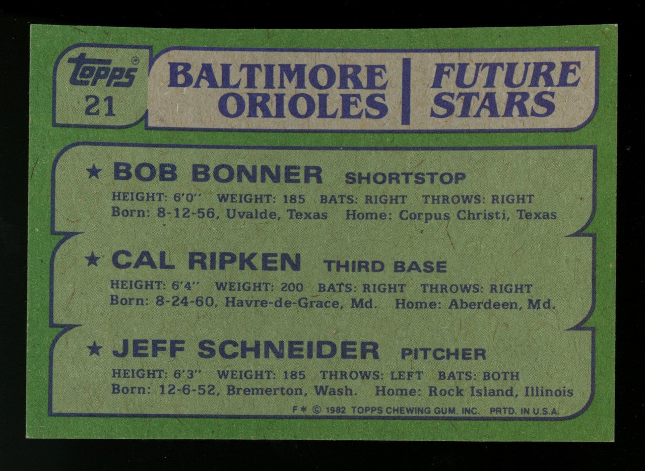 1982 Topps Baseball Complete Set (792) NM Cal Ripken Jr. RC