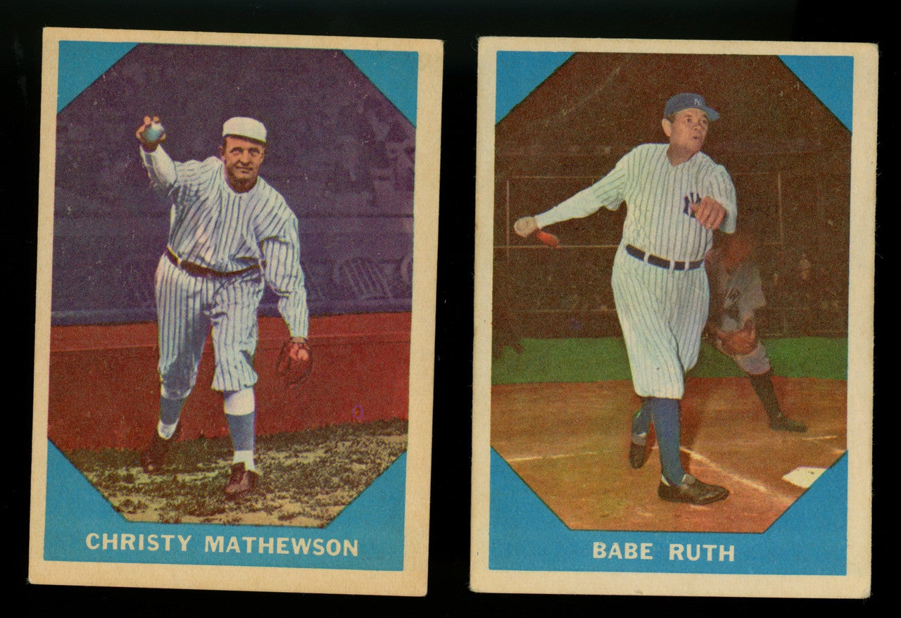 1960 Fleer Baseball Greats Complete Set (79) VG/EX-EX/MT