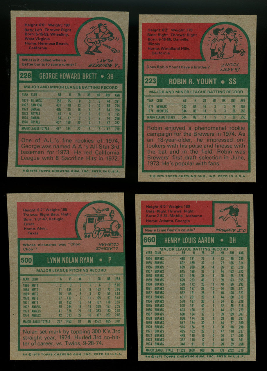 1975 Topps Mini Baseball Complete Set (660) EX/MT Overall
