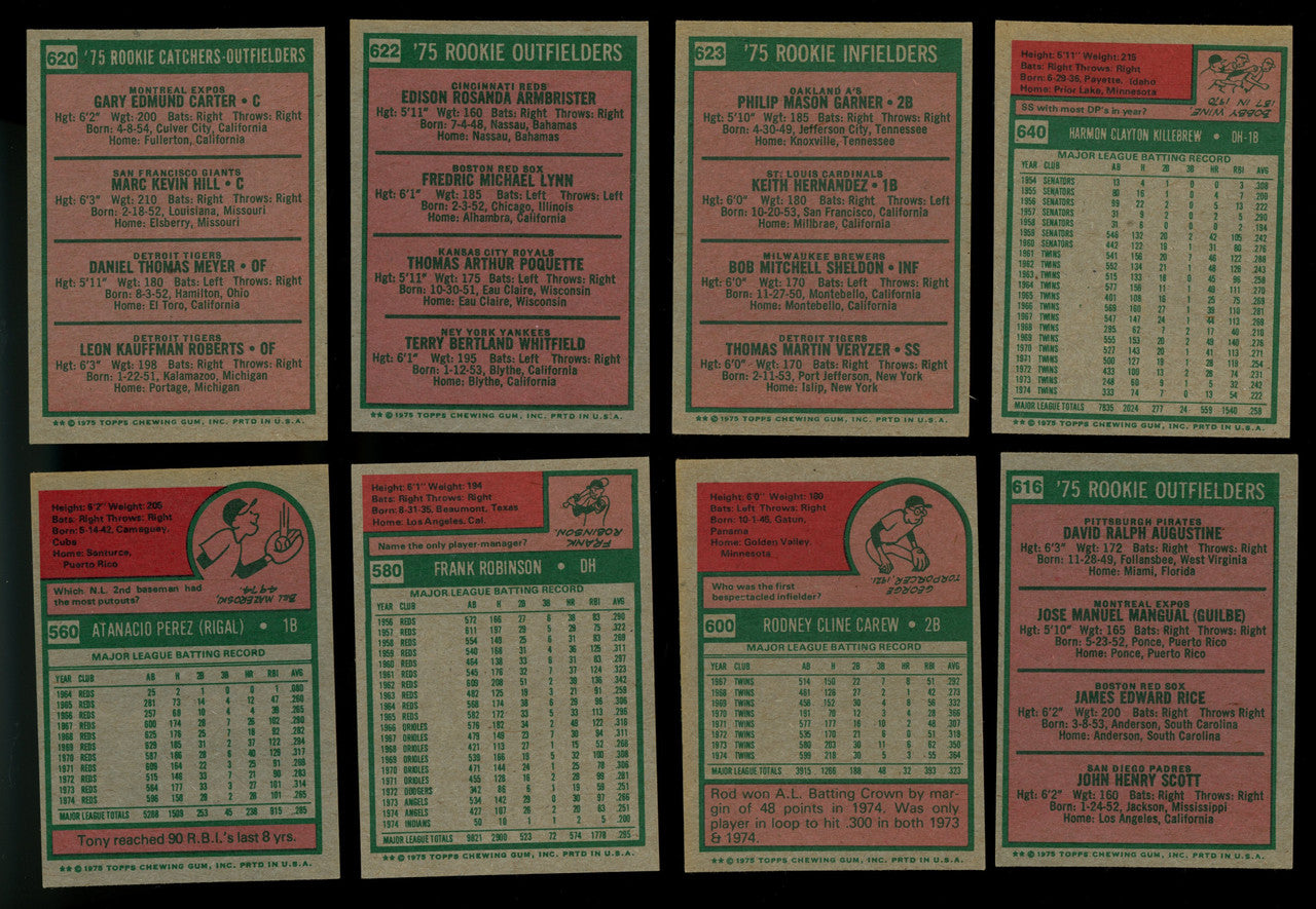 1975 Topps Mini Baseball Complete Set (660) EX/MT Overall