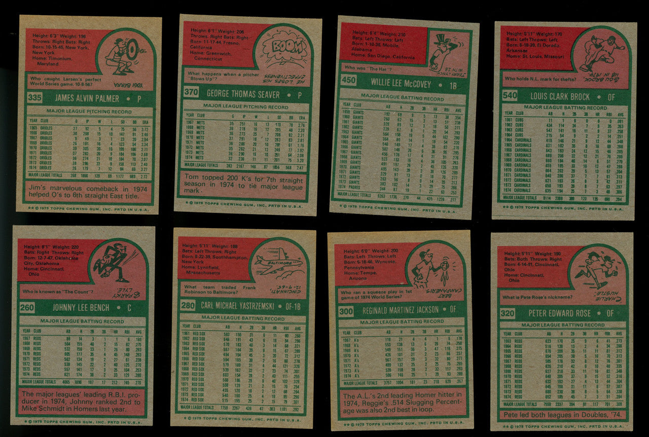 1975 Topps Mini Baseball Complete Set (660) EX/MT Overall