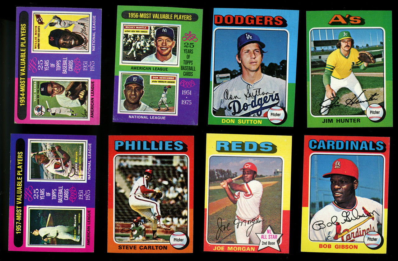 1975 Topps Mini Baseball Complete Set (660) EX/MT Overall