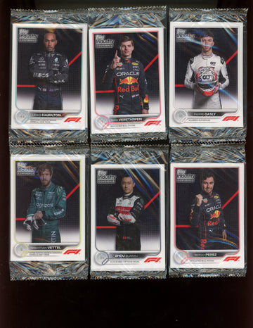 2023 Topps Industry Conference F1 Lot of 6 Sealed Packs Hamilton Verstappen