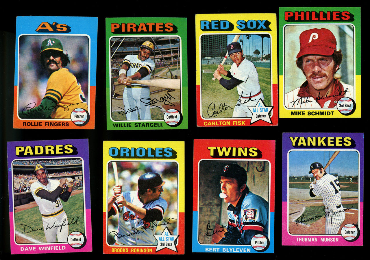 1975 Topps Mini Baseball Complete Set (660) EX/MT Overall